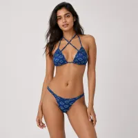 Midnight Nazar Triangle Bikini Set view 1