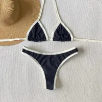 Santorini Noir Contrast Bikini view 2