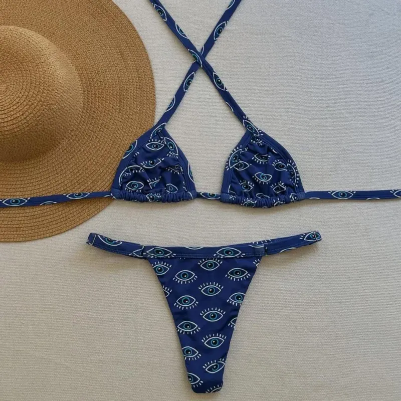 Midnight Nazar Triangle Bikini Set alternate view
