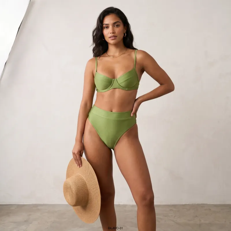 Provence Sage High-Waist Set