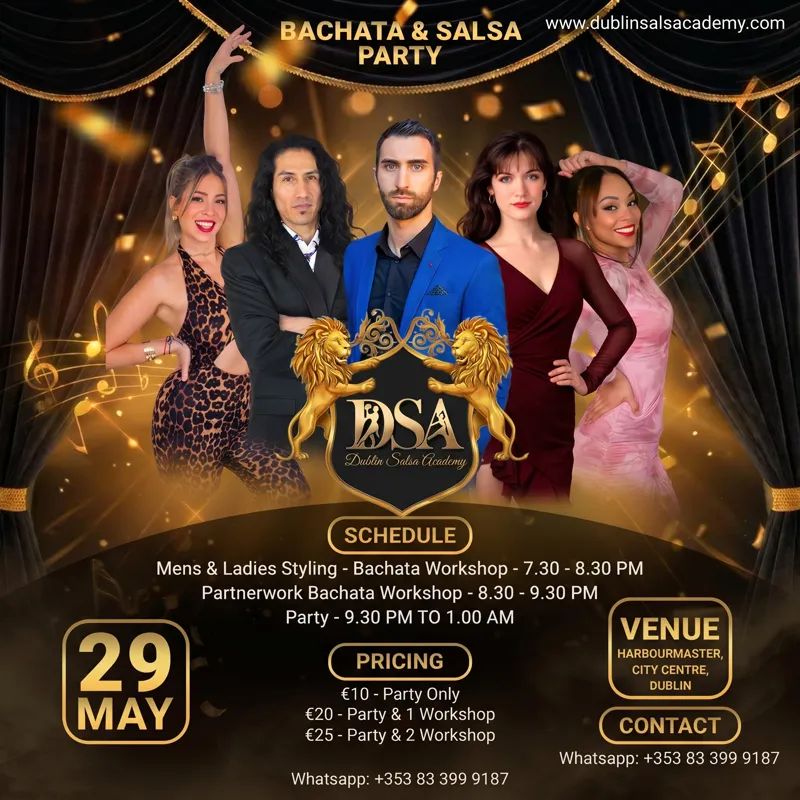 Bachata & Salsa Party May 2026